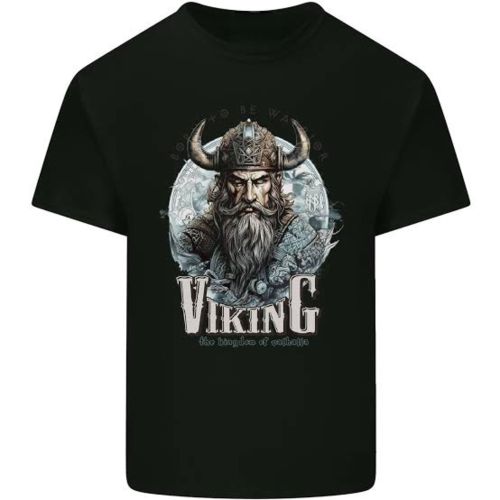 Viking The Kingdom Of Valhalla Mens Cotton T-Shirt